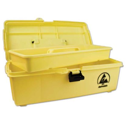 Picture of Dissipative Yellow Tool Box with Handle