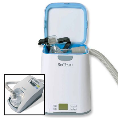 Picture of SoClean 2 CPAP Cleaner and Sanitizing Machine with Fisher & Paykel 600 Series Heated Hose Adapter