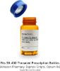 Picture of TimerCap Automatically Displays Time Since Last Opened - Built-in Stopwatch Smart Pill Bottle Cap Medication Reminder Case (Qty 4-4.0 oz Amber Bottles) CRC