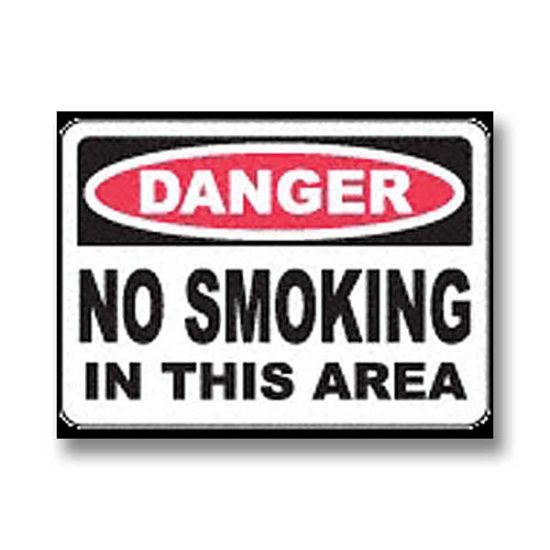 Picture of Danger No Smoking Sign