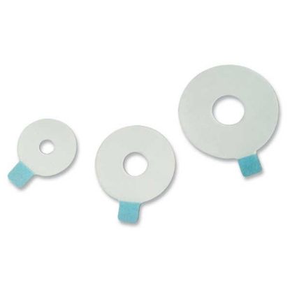 Picture of Adhesive Disk Electrode Washer with Tab, 12mm ID x 32mm OD, 100 pack